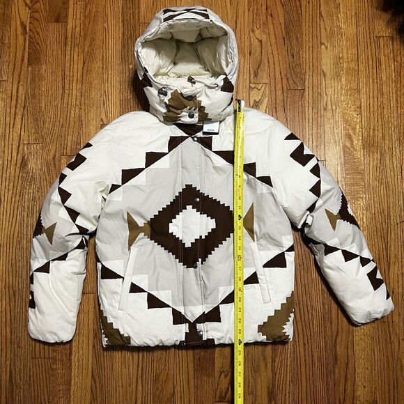 Polo Ralph Lauren Southwestern Puffer Jacket Coat Navajo Aztec Print Women's XS - Picture 4 of 10